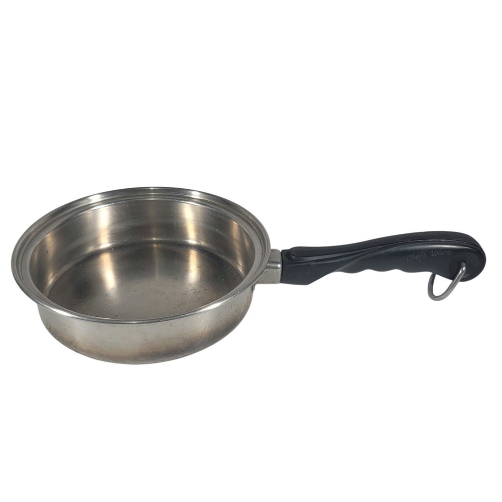 Townecraft Chef's Ware Skillet 8.5" T304 18-8 Stainless Steel Vintage NO LID